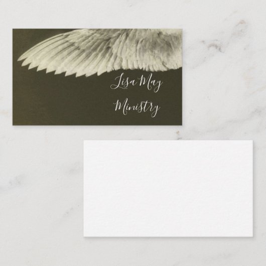 キリスト教の天使によっては大天使の名刺が飛びます 名刺 (正面/裏面)