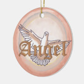 キリスト教の天使の鳩 セラミックオーナメント (左)