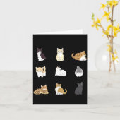 キリスト教の女の子が神様から私を猫だと言われる イエス・キリストの信仰 聖書 カード (黄色い花)