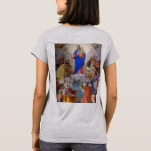 キリスト教の女性に救済栄光を Tシャツ (裏面)