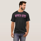 キリスト教の女性のための面白い引用信仰ユーモア Tシャツ (正面フル)