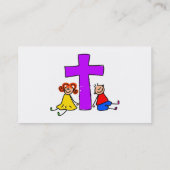 キリスト教の子供、 名刺 (裏面)