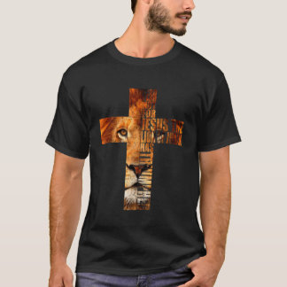 キリスト教の宗教的Tシャツイエスユダの獅子 Tシャツ