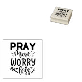 キリスト教の宗教祈引用文より心配が少ない ラバースタンプ (押印)