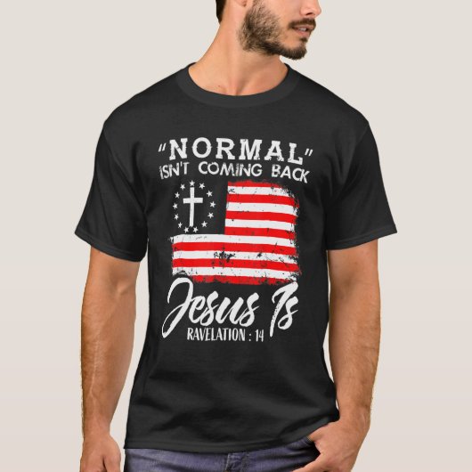 キリスト教の常識は戻らない イエスが来る Tシャツ (正面)