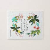 キリスト教の引用文の芸術- Philippiansの4:13 ジグソーパズル (横)