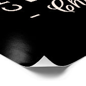 キリスト教の引用文は、イエス・ブラックを愛する女の子にすぎない ポスター (コーナー)