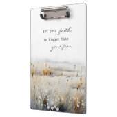 キリスト教の引用文を恐れるよりも信仰を大きくしなさい クリップボード (左)