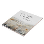 キリスト教の引用文を恐れるよりも信仰を大きくしなさい タイル (側面)