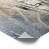 キリスト教の引用文を恐れるよりも信仰を大きくしなさい ポスター (角)