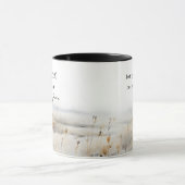 キリスト教の引用文を恐れるよりも信仰を大きくしなさい マグカップ (中央)