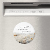 キリスト教の引用文を恐れるよりも信仰を大きくしなさい マグネット (インサイチュ (食洗機))