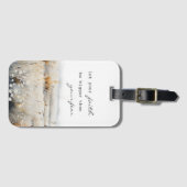 キリスト教の引用文を恐れるよりも信仰を大きくしなさい ラゲッジタグ (正面横)