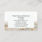 キリスト教の引用文を恐れるよりも信仰を大きくしなさい 名刺 (裏面)