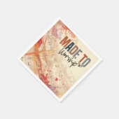 キリスト教の引用文を感動的崇拝する スタンダードカクテルナプキン (角)