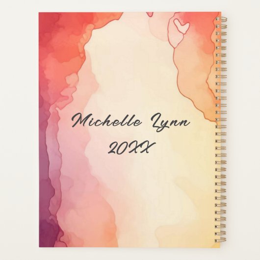 キリスト教の引用文を感動的崇拝する プランナー手帳 (裏面)