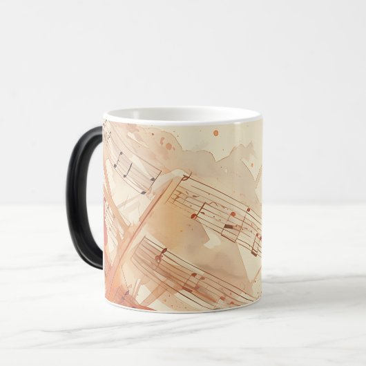 キリスト教の引用文を感動的崇拝する モーフィングマグカップ (正面左)