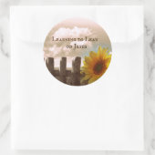 キリスト教の引用文学：イエスに頼る ラウンドシール (バッグ)