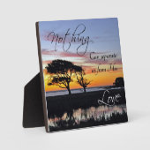 キリスト教の引用文額 フォトプラーク (正面)