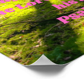 キリスト教の引用文 ポスター (角)