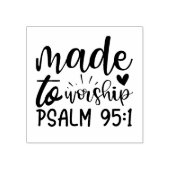 キリスト教の引用文 ラバースタンプ (インプリント)