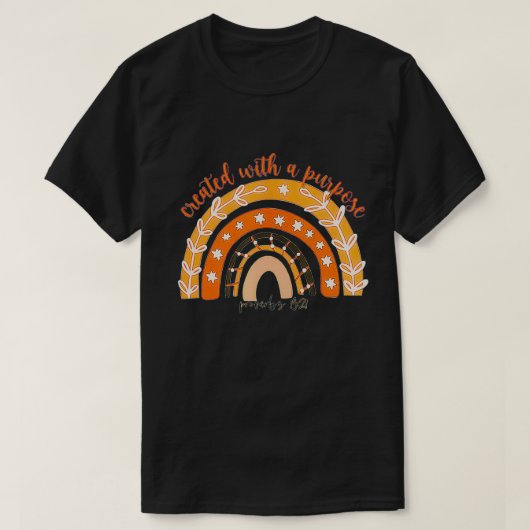 キリスト教の引用文  Tシャツ (デザイン正面)