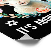 キリスト教の復活祭はバニーフローラではない ポスター (角)