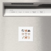 キリスト教の復活祭彼はクロス信仰コケットを復活させた マグネット (インサイチュ (食洗機))