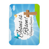 キリスト教の復活祭、イエスは復活した マグネット (縦)