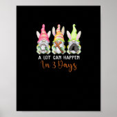 キリスト教の復活祭Gnで多くのことを起こすことができる3日 ポスター (正面)