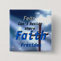 キリスト教の恐れ対信頼Pin