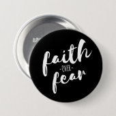 キリスト教の恐怖に対するモダン信仰 缶バッジ (正面&裏面)