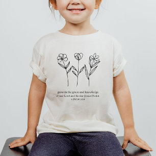 キリスト教の恵まれた子供用シャツで育つ Tシャツ