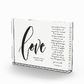 キリスト教の愛は患者の結婚名前の日 フォトブロック (右)