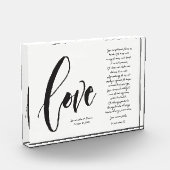 キリスト教の愛は患者の結婚名前の日 フォトブロック (左)