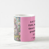 キリスト教の愛コリントのお洒落聖句 コーヒーマグカップ (中央)