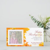 キリスト教の感謝祭の写真カード シーズンカード (スタンド正面)