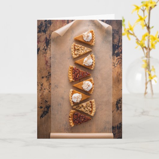 キリスト教の感謝祭カード カード (黄色い花)