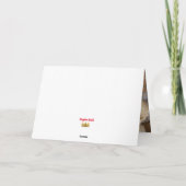 キリスト教の感謝祭カード シーズンカード (裏面)