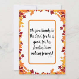 キリスト教の感謝祭 シーズンカード