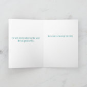 キリスト教の挨拶のカード勇気付けられる カード (内部)