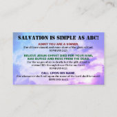 キリスト教の救いABCローマ人への手紙KJV 名刺 (正面)