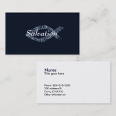 キリスト教の救助の名刺 名刺 (正面/裏面)