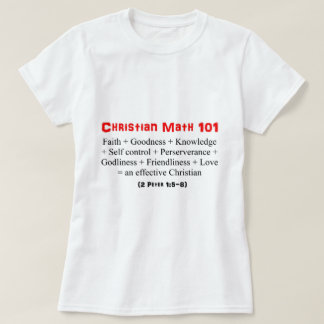キリスト教の数学101 Tシャツ