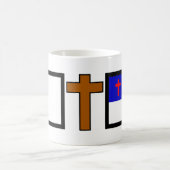 キリスト教の旗 コーヒーマグカップ (中央)