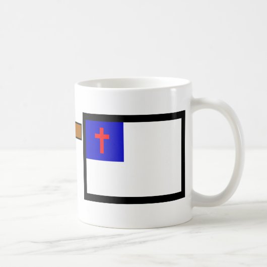 キリスト教の旗 コーヒーマグカップ (右)