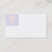 キリスト教の旗 名刺 (裏面)