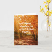 キリスト教の日を持つ聖書の賛美聖句 カード (黄色い花)