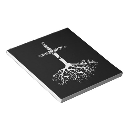 キリスト教の根イエスへの信仰キリストの根 ノートパッド (アングル)