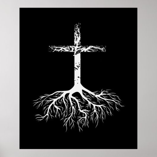 キリスト教の根イエスへの信仰キリストの根 ポスター (正面)